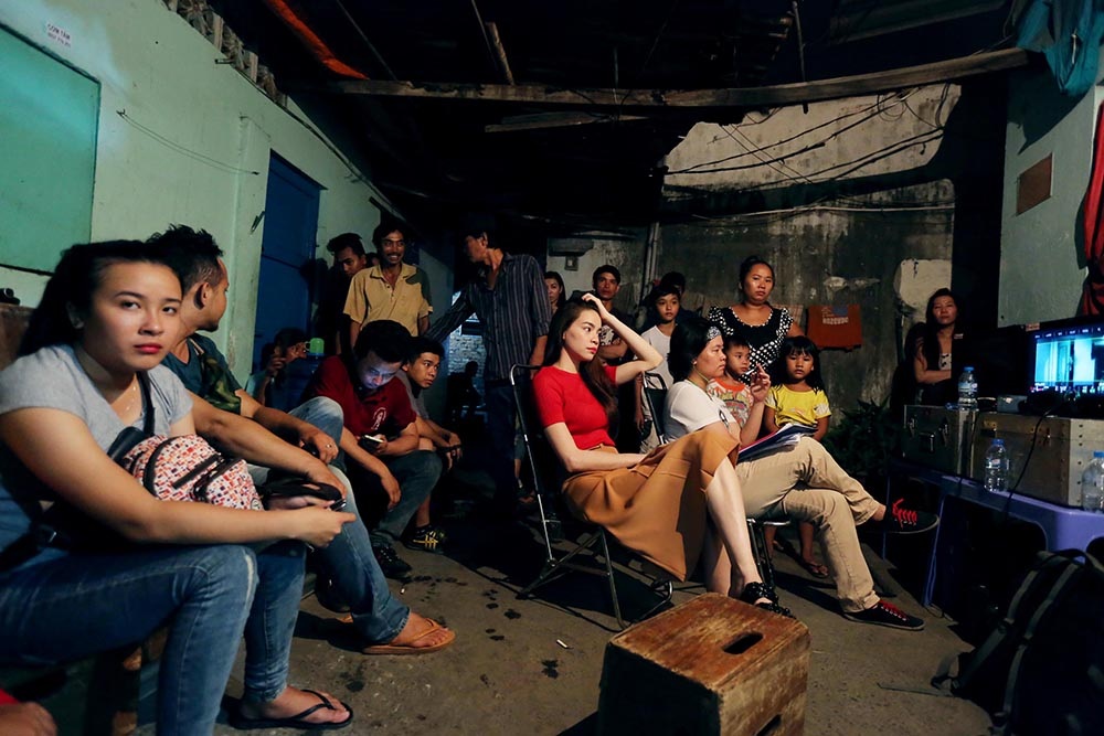 Hồ Ngọc Hà trên phim trường