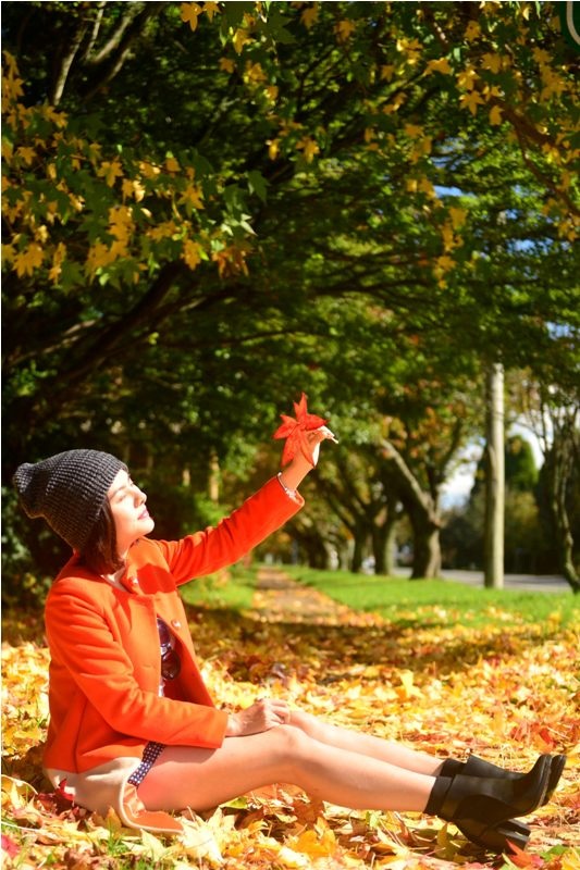 Vân Trang mê mẩn với phong cảnh mùa thu nước Úc