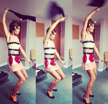 Người đẹp cùng những hình ảnh tinh nghịch hậu trường