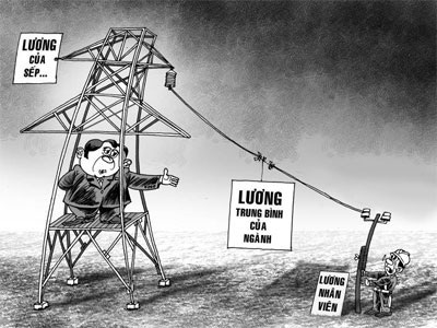 “Hạn” nặng với công nhân viên EVN - 1 “Hạn” nặng với công nhân viên EVN - 1