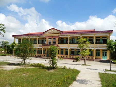 Trường THCS Hoằng Hà (huyện Hoằng Hóa, Thanh Hóa) (ảnh: Duy Tuyên)