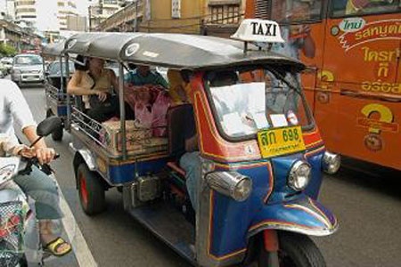 Xe Tuk Tuk Bangkok (ảnh: nomad4ever.com)