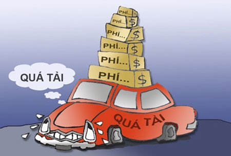 Nghị định 71 chưa qua, phí đường bộ đã áp sát - 2 Ôtô cõng phí +thuế... (minh họa: Ngọc Diệp)
