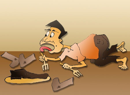 Còn mỗi cỏ… chưa “ăn” - 1 (minh họa: Ngọc Diệp)