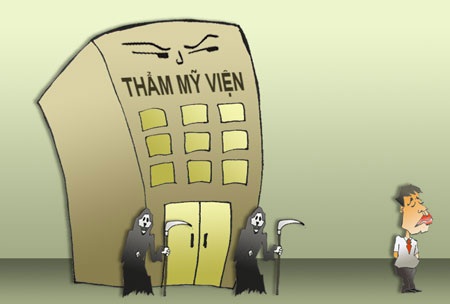 Phẫu thuật thẩm mỹ: Mỏ vàng một bên, nguy cơ dao hai lưỡi một bên - 2 (minh họa: Ngọc Diệp)