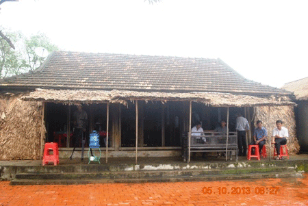 Ngôi nhà tuổi thơ của Đại tướng (ảnh: Đăng Đức – Đặng Tài)