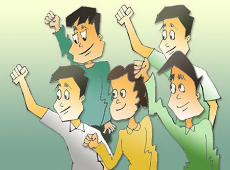 Đại biểu không "bấm nút": Một mình nhưng không đơn độc - 1 (minh họa: Ngọc Diệp)