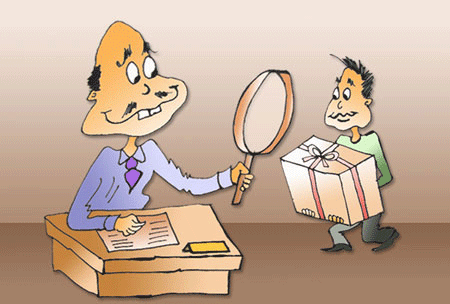 Quà Tết tặng sếp: Cấm cũng như không! - 1 (minh họa: Ngọc Diệp)
