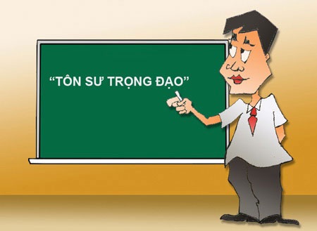 Tết Thầy xưa và nay - 1 (minh họa: Ngọc Diệp)