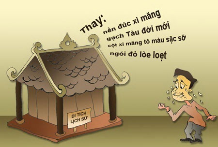 Có trách nhiệm với các giá trị lịch sử và văn hóa dân tộc - 1 (minh họa: Ngọc Diệp)