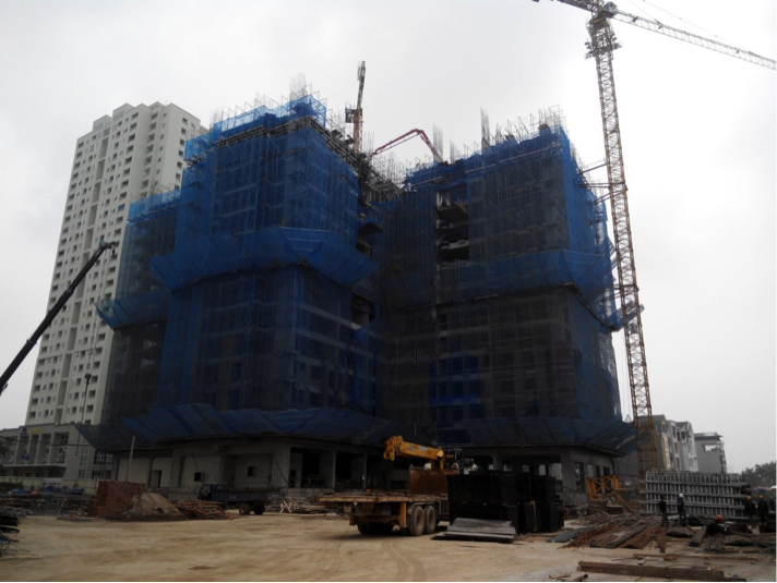 Tòa
Ruby 3 đang thi công tầng 15