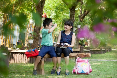 Chiêm ngưỡng khu đô thị xanh hàng đầu Đông Nam Á - 12 Ngoài giờ học, các em học sinh được vui chơi thư giãn trong không gian Xanh lý tưởng