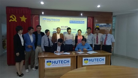 Lễ ký kết hổ trợ Chiến Lược cho Đại Học Công Nghệ - HuTech TP.HCM.