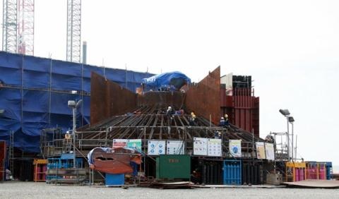 Việt Nam có thể đóng giàn khoan lớn như Hải Dương 981 - 1 Thi công giàn khoan Tam Đảo 05