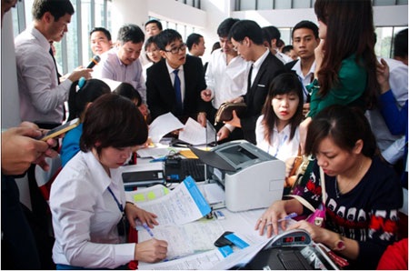 Căn hộ Helios Tower 75 Tam Trinh hút khách - 2 Hình ảnh mở bán ngày 29/11/2014 với 75% số lượng căn hộ được giao dịch sau 1 tuần mở bán