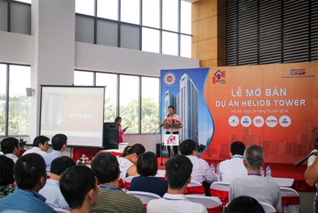 Căn hộ Helios Tower 75 Tam Trinh hút khách - 2 Hình ảnh lễ mở bán Dự án Helios Tower ngày 29/11/2014