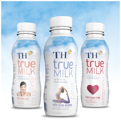 TH true Milk ra mắt bộ sản phẩm sữa mới - 1 Sữa tươi sạch TH true MILK Bổ sung Collagen cho làn da mịn màng, tóc bóng mượt.