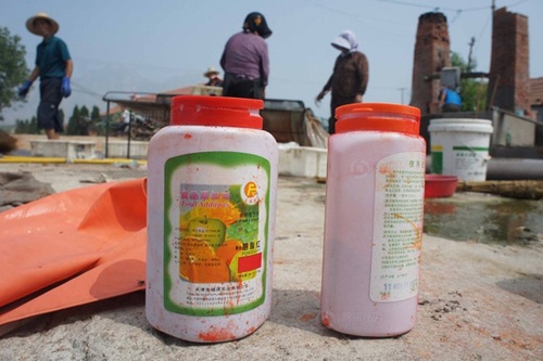 Hoảng sợ tôm khô cháy khét, ngâm hóa chất  - 5 Chất carmine được các gian thương dùng để nhuộm màu cho tôm khô.