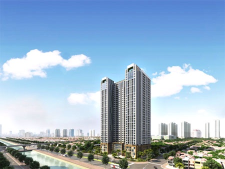 Liên minh G5 tổ chức chương trình mua nhà đón Tết thường niên năm 2015 - 3 Phối cảnh tổng thể dự án Helios Tower
