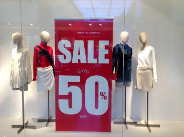 Mặt hàng thời trang được cho là giảm giá nhiều nhất