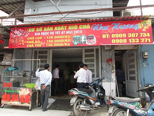 Kinh hoàng giò chả - 1 Mặt tiền cơ sở giò chả Như Hương