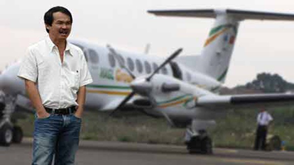 Bầu Đức sở hữu trực thăng riêng đầu tiên ở Việt Nam