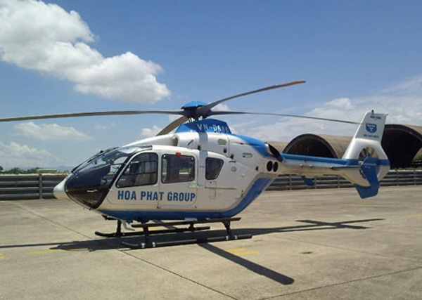 Chiếc máy bay của đại gia Hòa Phát