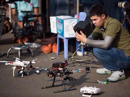 Nhu cầu sử dụng flycam để quay phim, chụp ảnh của người dân ngày càng cao