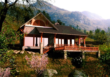 Giới nhà giàu chuyển hướng “đổ tiền” mua biệt thự nghỉ dưỡng Sapa - 2 Biệt thự nghỉ dưỡng Mercue Sapa với đường nét kiến trúc đậm chất văn hoá
