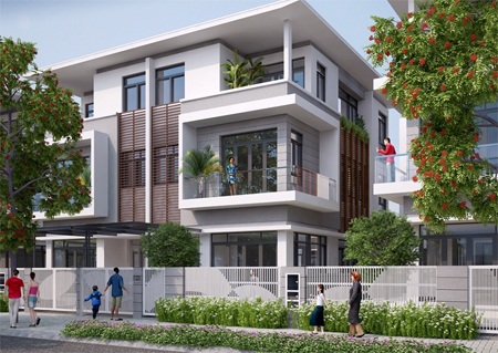 Hà Tăng: “Nếu có điều kiện hãy mua Biệt thự song lập” - 3 Hà Tăng rất ưng ý với mẫu Biệt thự Song Lập của PhoDong Village với thiết kế đương đại, tận