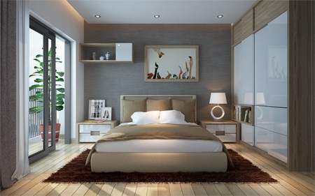 Mở bán đợt cuối dự án chung cư Sunrise - 3 Hình ảnh phòng ngủ