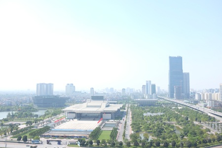 View từ dự án hướng Tây Bắc