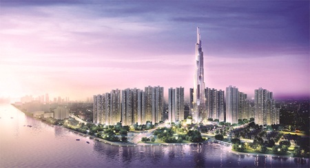 Vinhomes Central Park-The Villas - Biệt thự dành cho giới siêu giàu - 1 Phối cảnh tổng thể