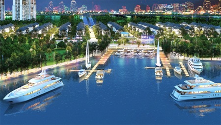 Vinhomes Central Park-The Villas - Biệt thự dành cho giới siêu giàu - 2 Bến du thuyền