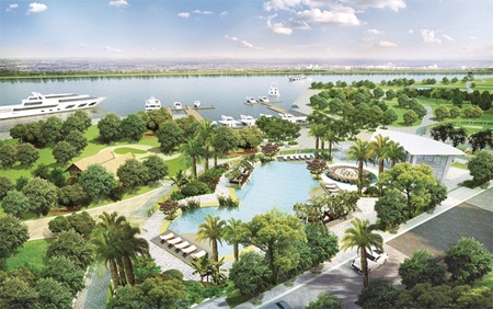Vinhomes Central Park-The Villas - Biệt thự dành cho giới siêu giàu - 3 Bến du thuyền
