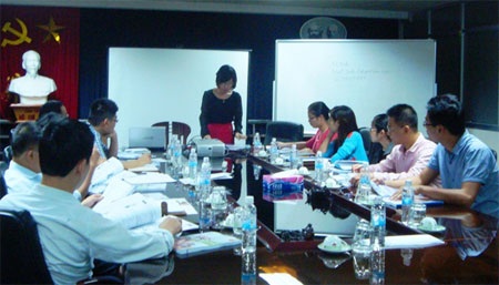 “Hiếm có khó tìm” nơi học tiếng Anh chất lượng, hiệu quả - 2 Một buổi học trong khóa đào tạo cho doanh nghiệp
