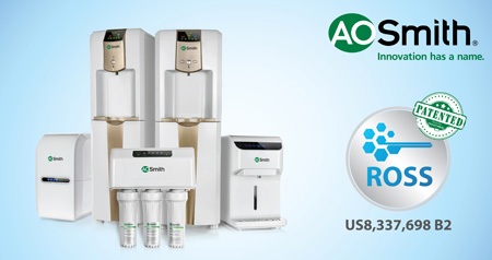 Hoa mắt trước “rừng” công nghệ máy lọc nước - 2 Công nghệ lọc nước RO từ Mỹ với hiệu suất vượt trội – A. O. Smith