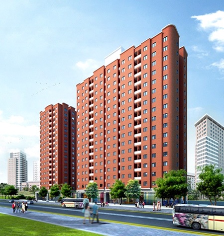 Khu đô thị mới Nghĩa Đô, sức hút của thị trường bất động sản phía tây thủ đô - 3 Phối cảnh tòa CT1A Khu đô thị Nghĩa Đô