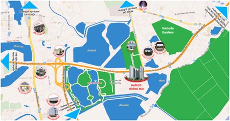 Chung cư Hateco Hoàng Mai: 5 lý do chinh phục những khách hàng khó tính nhất - 2 Hateco sở hữu vị trí giao thông thuận lợi phía Nam Hà Nội