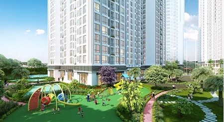 Phối cảnh tổng thể tòa Park 5