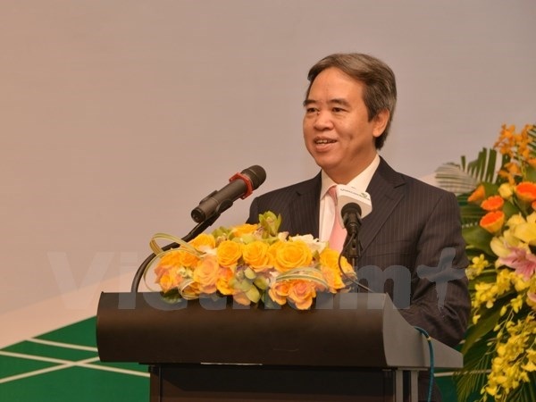Việt Nam tham gia Ngân hàng Đầu tư Cơ sở hạ tầng châu Á (AIIB) - 1 Thống đốc Ngân hàng Nhà nước Nguyễn Văn Bình. (Ảnh: Tiến Hưng/Vietnam+)