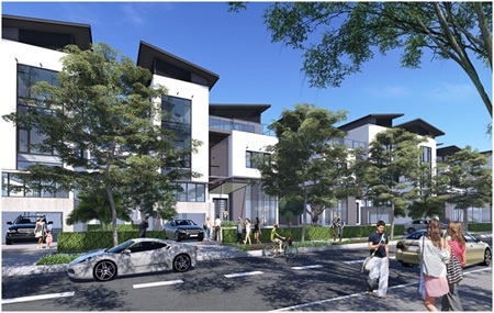Water Front City - niềm tự hào khu đô thị kiểu mẫu đầu tiên tại thành phố Hải Phòng - 2 Phối cảnh khu biệt thự song lập, Water Front City, Hải Phòng