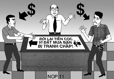 Mất cả trăm triệu vì ông chủ bán nhà "vịt trời' - 2 Nhiều trường hợp khó đòi lại tiền đã đặt cọc