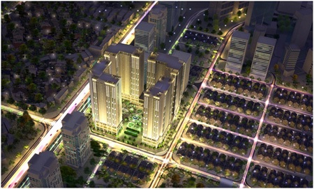 Sự hấp dẫn của Eco-Green City - 2 Hình ảnh phối cảnh tổng thể dự án
