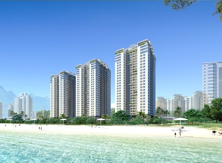 Làn sóng mới trong thị trường bất động sản ở miền Bắc - 1 Phối cảnh dự án Newlife Tower với 3 tòa cao 27 tầng