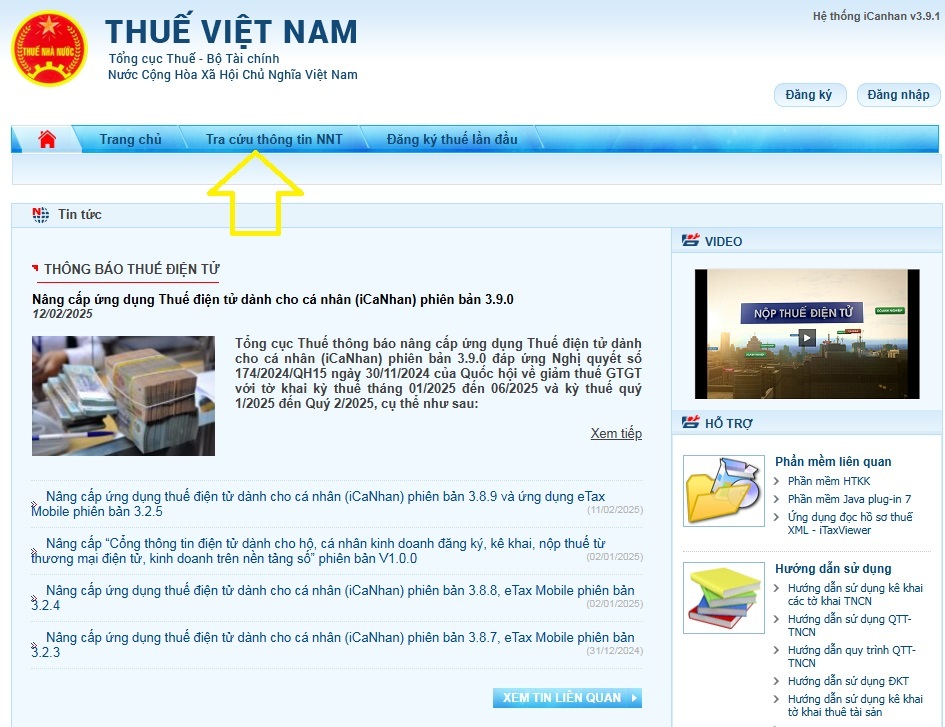 Hướng dẫn cách tra cứu mã số thuế thu nhập cá nhân bằng điện thoại - 2