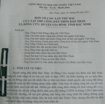 Huyện Gia Bình cần giải quyết dứt điểm khiếu nại của công dân - 1
