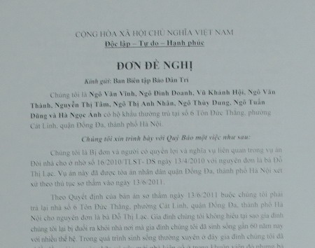 Bài 1: Tòa án quận Đống Đa xét xử có khách quan? - 2 Bài 1: Tòa án quận Đống Đa xét xử có khách quan? - 2
