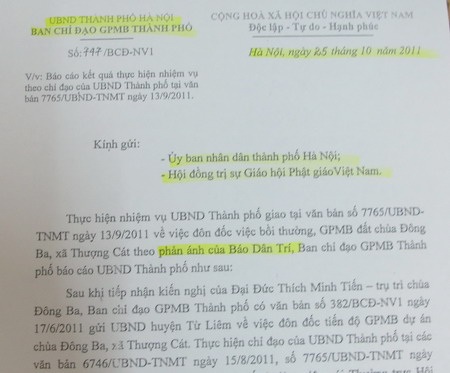  Ban Giải phóng mặt bằng Thành phố “bắt lỗi” huyện Từ Liêm - 1