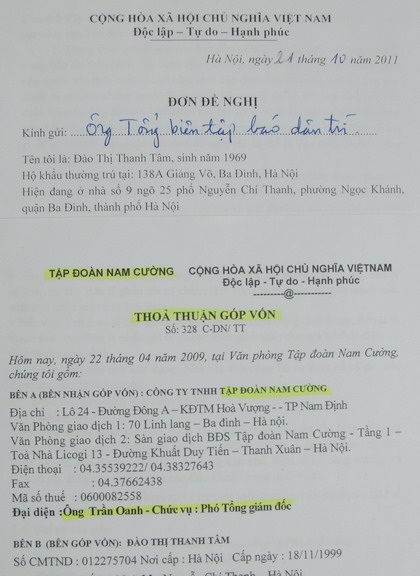 Khách hàng “tố” Tập đoàn Nam Cường tự ý tăng giá bán nhà - 1 Khách hàng “tố” Tập đoàn Nam Cường tự ý tăng giá bán nhà - 1